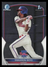 2023 Bowman #BCP-128 Emaarion Boyd Philadelphia Phillies Chrome Prospects