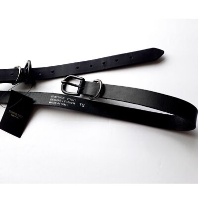Martina Mori Genuine Leather Made in Italy TU Double Silver  display picture 1