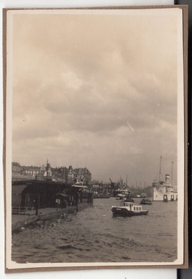 Photo Hamburg Port Landungsbrücken St. Pauli Ships 1930