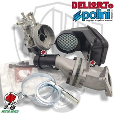 KIT CARBURATORE DELL'ORTO COLLETTORE LAMELLARE 19.19 VESPA PK 50 XL RUSH HP FL2