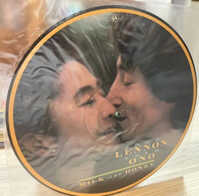 John Lennon Milk And Honey 12  Picture Disc. Mint Unplayed Beatles Yoko Ono
