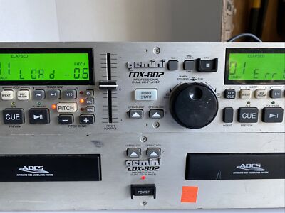 Gemini CDX-802 Dual CD Player. Sold wirelessly, no power cord. | eBay
