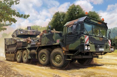 Trumpeter 7196 1/72 Slt-56 Tractor with 56t Semi Trailer