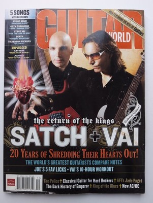 Guitar World Magazine: The Return Of The Kings Satch & Vai 2007 Collectible