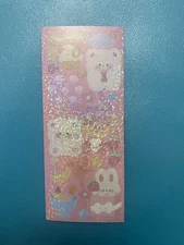 Kawaii Prismatic Sticker Strip Fruits And Sweets