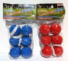 Ladder Ball Toss Game Replacement Bola Set 6 Red And 6 Blue Brand New Sealed