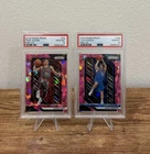 2018 Prizm Pink Ice - Luka Doncic & Trae Young - PSA 10 + SI (CGC 9.4) & Funkos