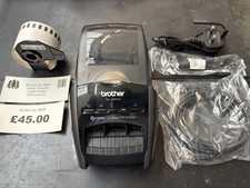 Brother QL-580n Direct Thermal Network Label Printer with cables. Free p+p!