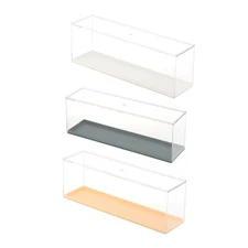 Figure Display Storage Clear Storage Box Organizer Showcase Clear Display Case