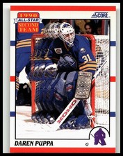 1990-91 Score American #318 Daren Puppa Buffalo Sabres