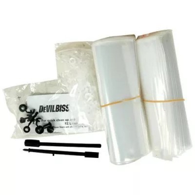 DeVilbiss 190966 Disposable Gravity Cup Liner Kit, 48-Pack