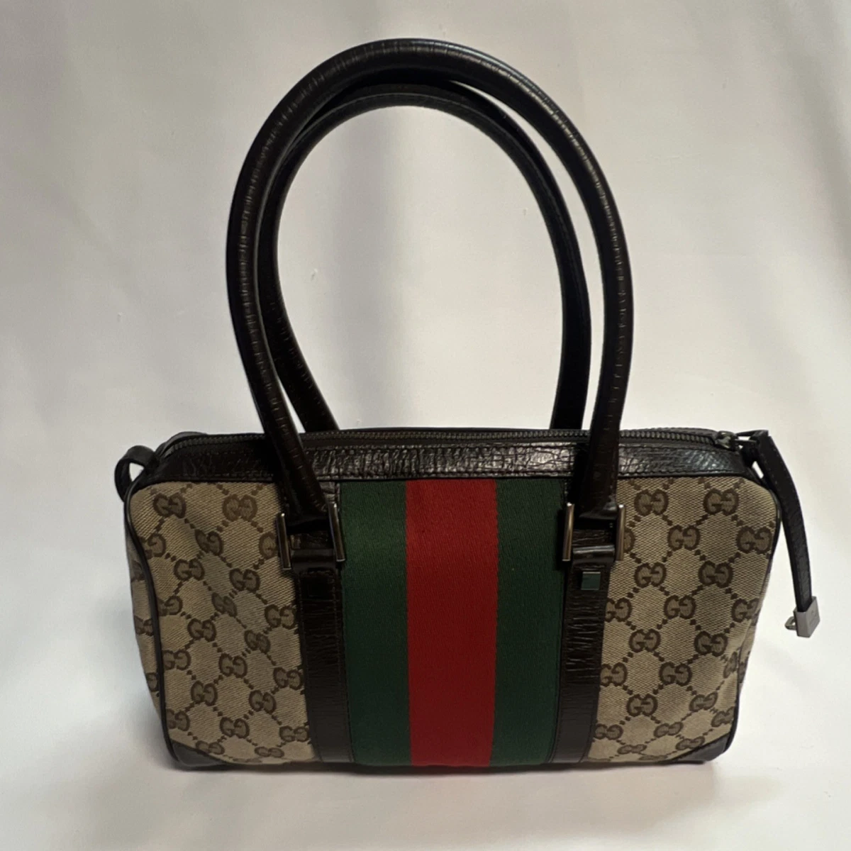 Gucci Satchel/Top Handle Bag Striped Bags & Handbags for Women for