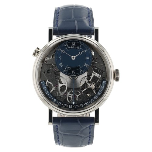 Breguet Tradition 18k White Gold Blue Dial 40mm Automatic Men'...