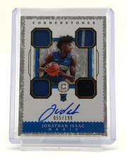 2017-18 Panini Cornerstone SP Jonathan Isaac RPA Quad Patch 055/199
