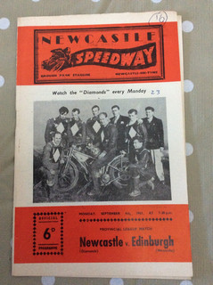 1961 NEWCASTLE v EDINBURGH 4th SEPTEMBER ( AUTOGRAPHED BY GEORGE MAJOR )