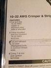 Electrical Tool Lot Gardner Bender Cable Tie Tension Tool & Wire Crimper... — photo 8