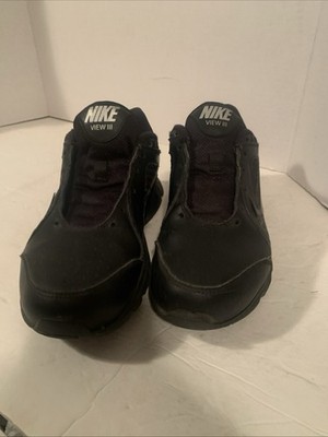Nike View 3 Black Sneakers Womens Sz 7.5 U.S. All Black Walking Running
