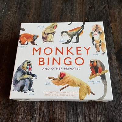 Monkey Bingo and Other Primates Game Monkeys Ages 6 and Up Complete