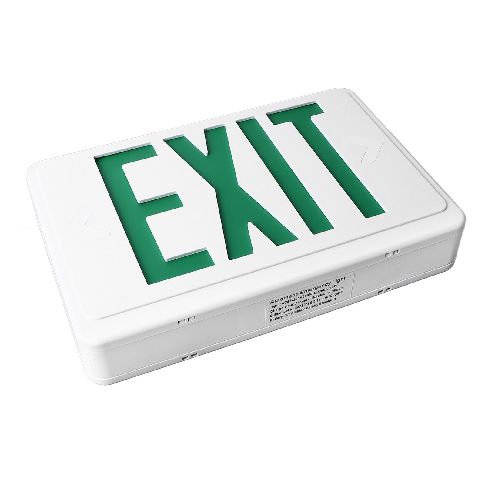 EXIT Sign Emergency Exit LED Light Safety Evacuation Indicator Light AC 85‑265V