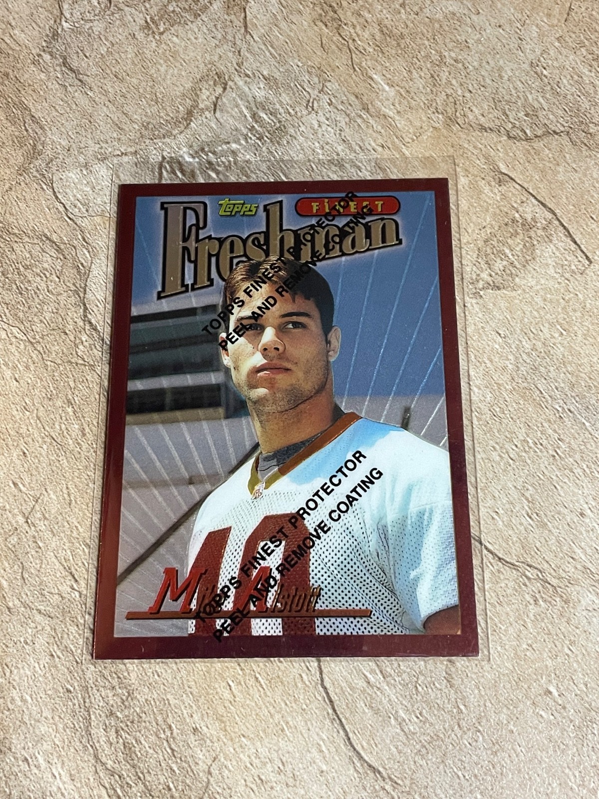 1996 Topps Finest Mike Alstott Rookie Freshman