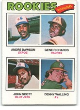1977 Topps #473 Andre Dawson/Gene Richards/John Scott/Denny Walling EX ID:299347