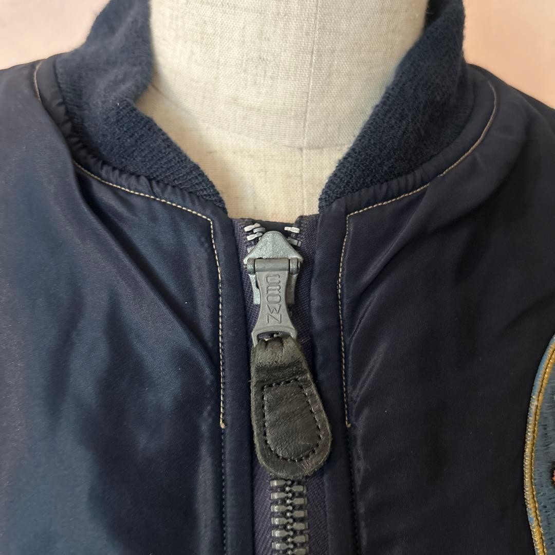 Buzz Rickson's Flight Jacket Nylon Navy Japan - image 17