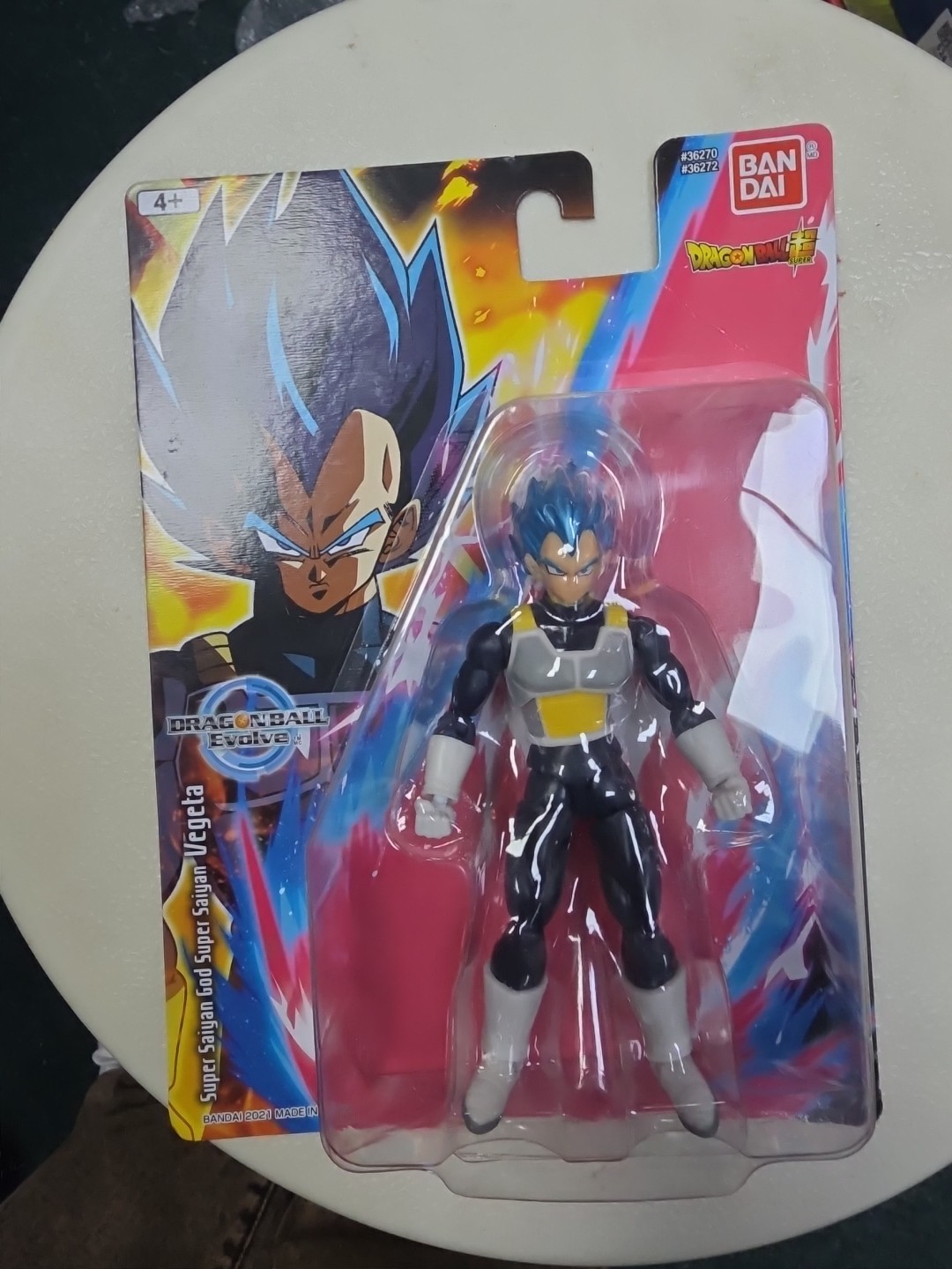 Figura Dragon Ball Super Evolve SS God Blue Vegeta | Dragon Ball Super SS God