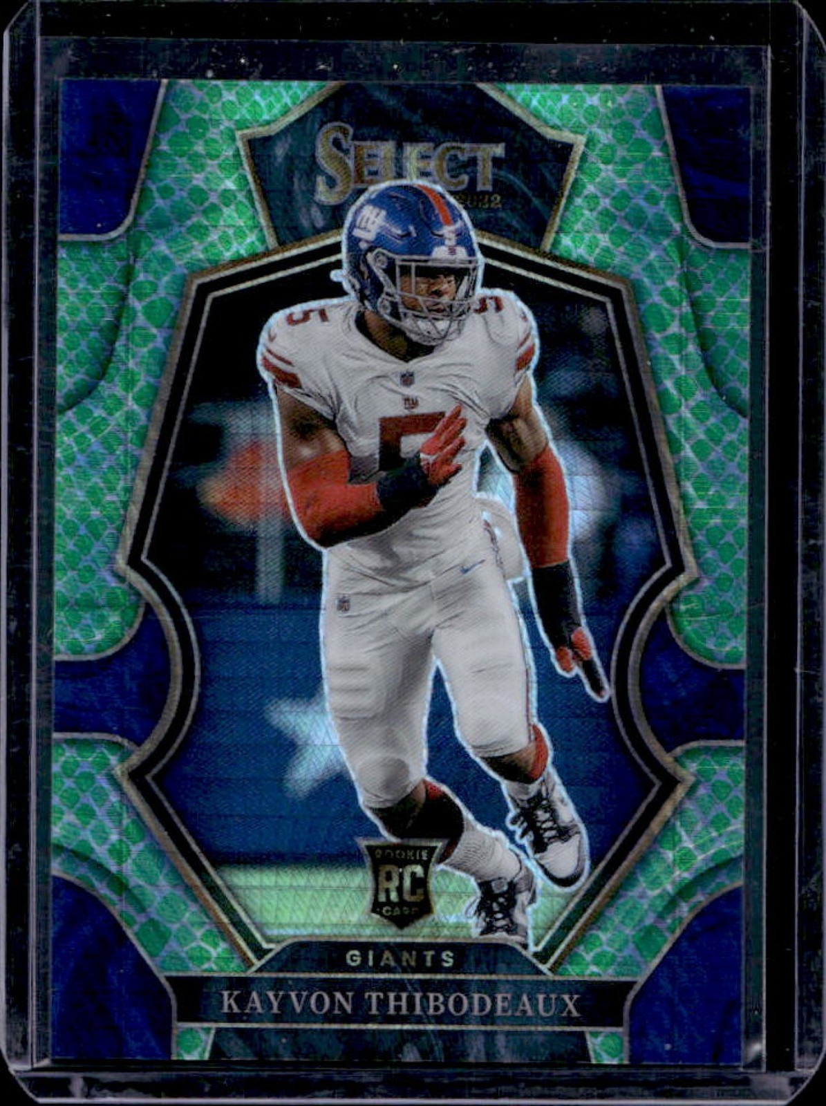2022 Select Kayvon Thibodeaux RC Dragon Scale Prizm Premier Level #40/89 Giants