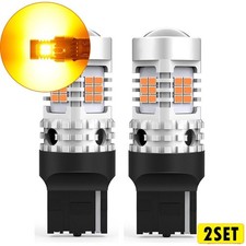Auxito 24x Amber 7440 High Power Led Front Parking Stop Turn Signal Light Bulbs