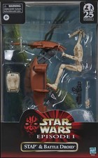 Star Wars 6 Black Series STAP & Battle Droid