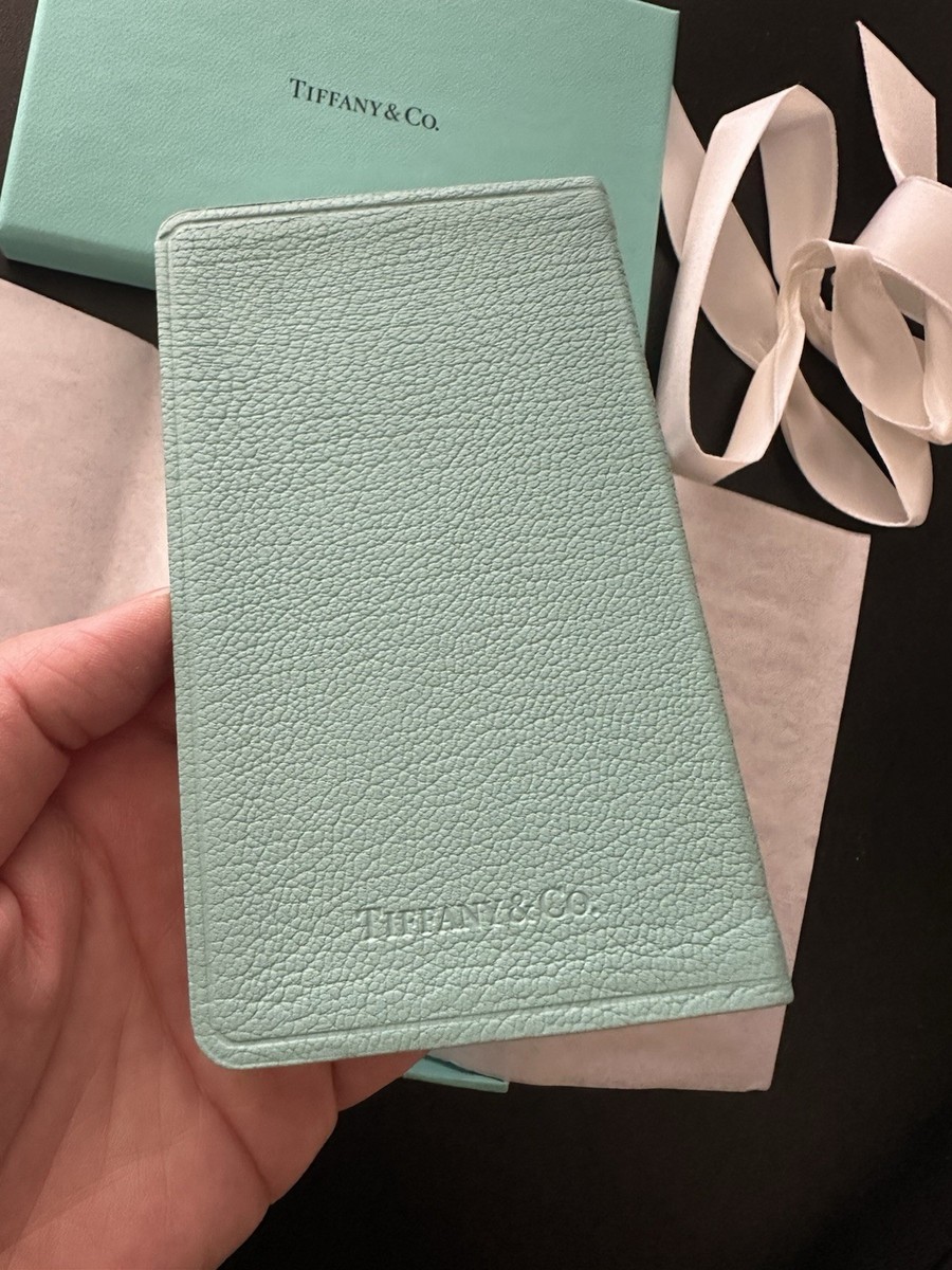 Vintage Tiffany & Co. Something Blue Leather Lined Journal