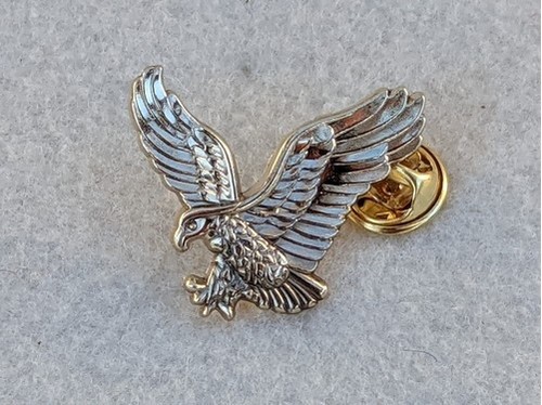 Gold American Eagle Lapel Pin/Badge