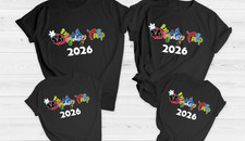 Matching family Disney trip 2026 t-shirts Florida tops Paris shirts family tops