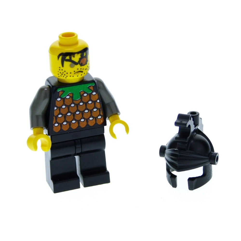 1X Lego Minifigure Robber Knights Kingdom Gilbert Dragon Helmet 973PX119 CAS041