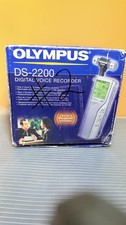 Olympus DS-2200 Digital Voice Recorder w/ Dock, Case, Microphone ME51S Electret