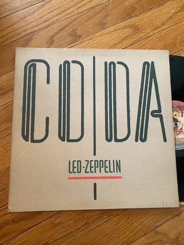 LED ZEPPLIN CODA EX LP ORIG. 1982 WITH INNER SLEEVE FREE SHIP