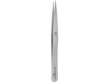 Excelta 00C - Tweezers, Style 00C, Straight, Strong Semi-Fine Point, Carbon