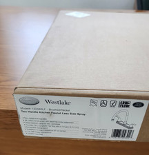 Westlake 120446LF Brushed nickle Two Handle Kitchen Faucet .