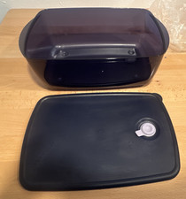 Tupperware Vent n Serve 2 piece set Indigo Bl...