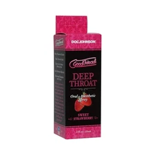 Doc Johnson GoodHead Deep Throat Oral Sex Sweet Strawberry 2 fl. oz. (59 ml)