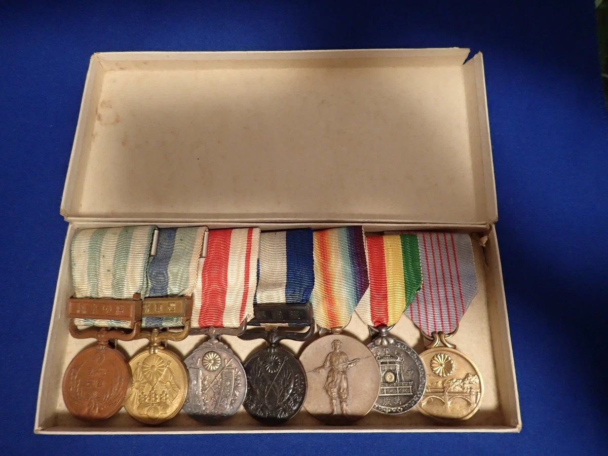 二战时期原装日本奖章、饰针、绶带| eBay