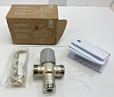 AM101-US-1LF 3/4 in. Sweat Union Mixing Valves ~ Resideo Braukmann