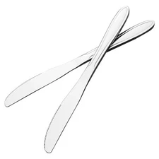 Set of 12 Stainless Steel Dinner Knives Kitchen Table Knife Set