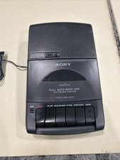 SONY TCM-929 Cassette Recorder Full Auto Shut-off Battery Op No Cord works 4