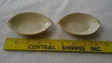Set Of 2 Lenox Oval Ashtrays/Salt Cellars/Dipping Sauce Bowls/Butter pats