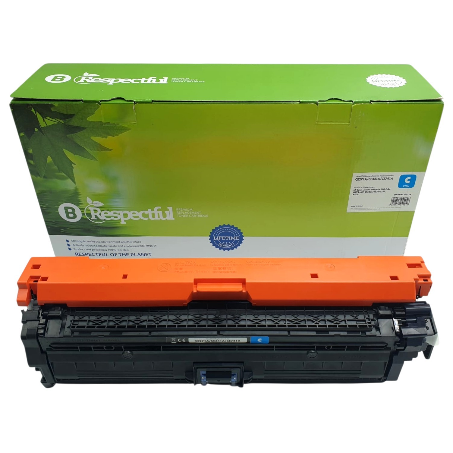 Cyan Toner Cartridge CE341A CE271A CE741A For HP 650A Laserjet CP5220 CP5225