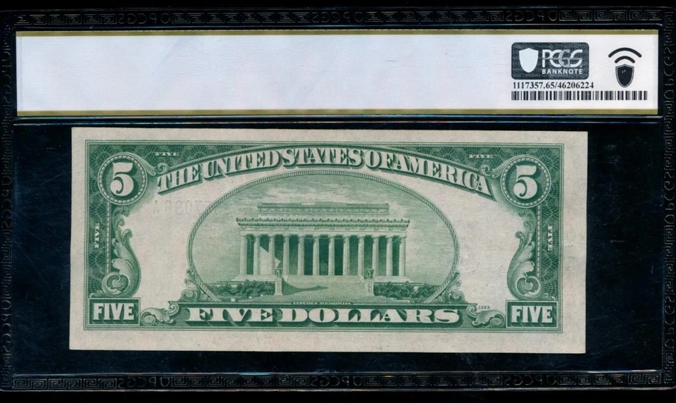 AC $5 1934A North Africa PCGS 65 PPQ Fr 2307 - Image 2 of 2