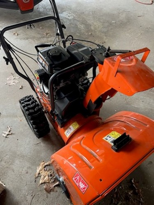 #ad #ad Husqvarna Snow Blower ST224 Corded Electric Start Gas Headlight Heated Handles $599.99