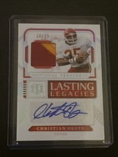 2024 NT Football Christian Okoye Chiefs Lasting Legacies /25