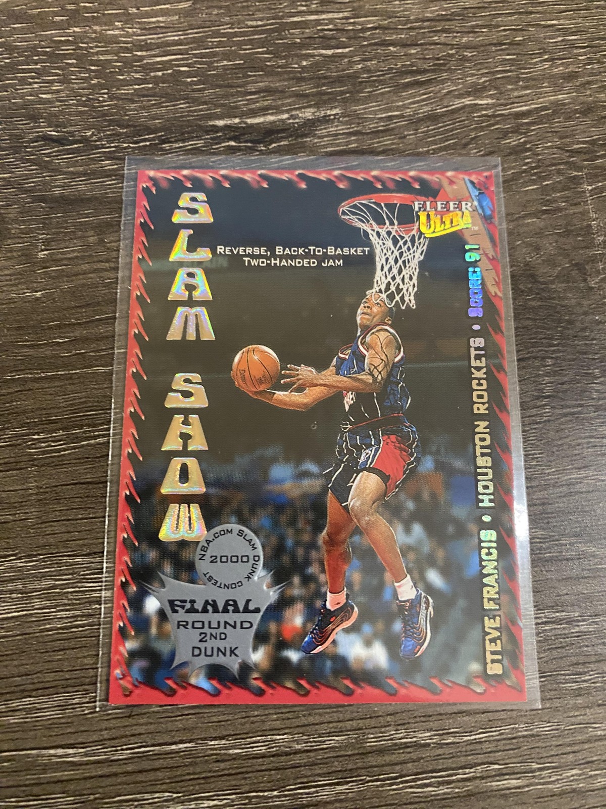 2000-01 Ultra #1 SS Steve Francis Slam Show